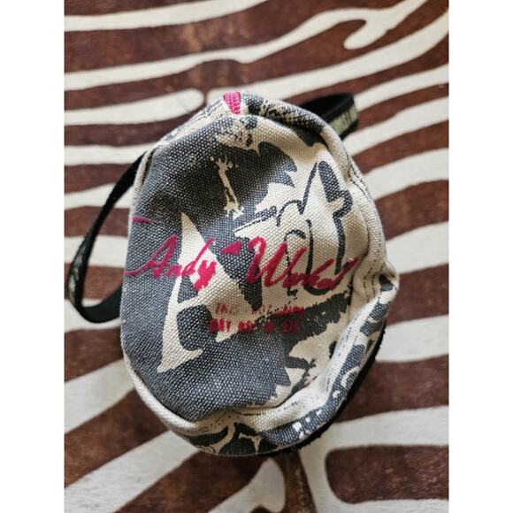 Y2K 2006 Rare Andy Warhol LOOP Dollar NYC Small Duffel Barrel Bag - Picture 4 of 11